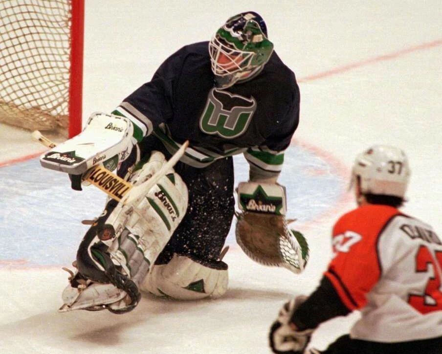 Sean Burke Keychain Hartford Whalers Picture Nhl Vs Flyers