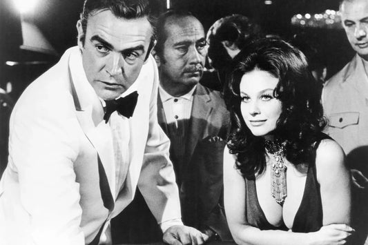 Sean Connery & Lana Wood In Diamonds Are Forever Movie Keychain Print