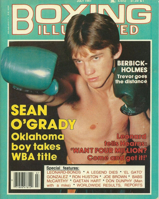 Sean O'Grady Keychain Boxing Magazine Picture