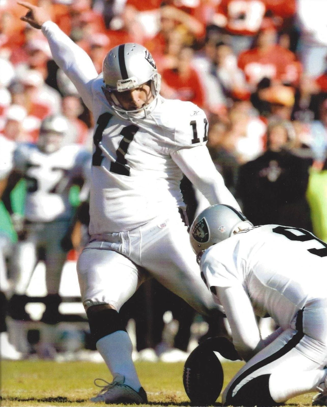 Sebastian Janikowski Photo Oakland Raiders Nfl Football Picture