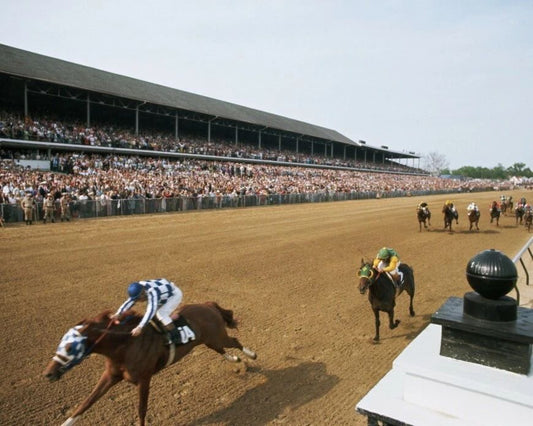 Secretariat Keychain Horse Racing Picture Derby