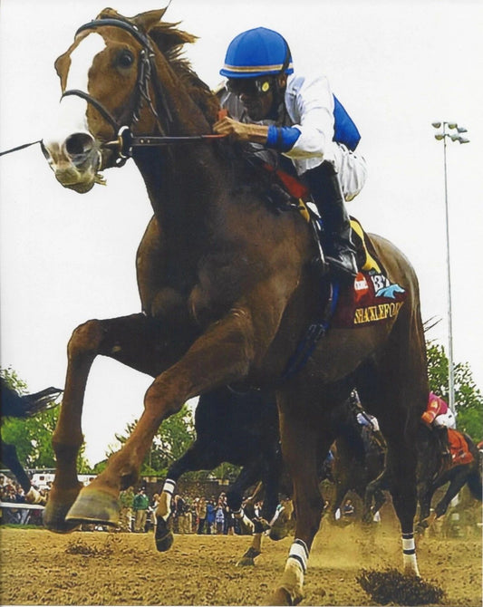 Shackleford Keychain Horse Racing Picture Jockey
