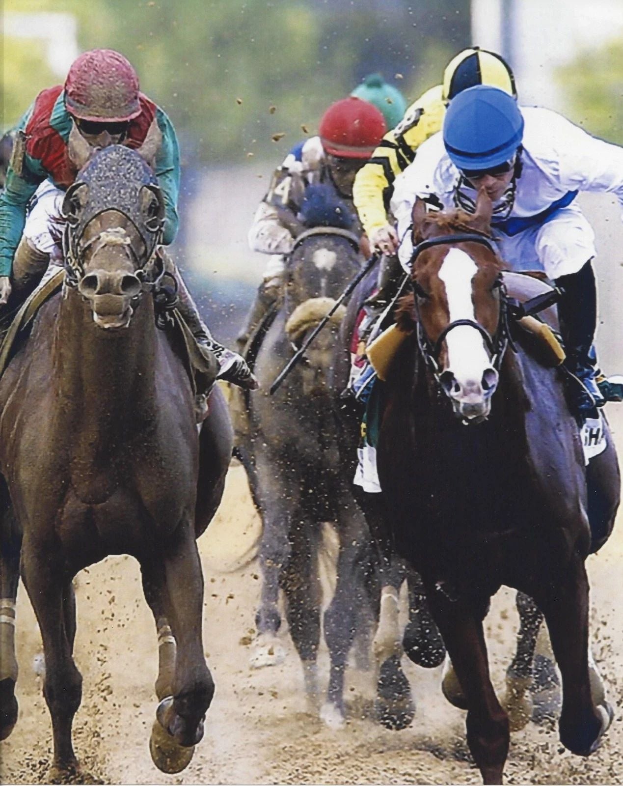 Shackleford Horse Racing Jockey Wins Preakness Stakes 300 Piece Jigsaw Puzzle