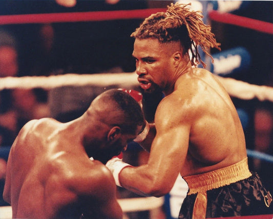Shannon Briggs Keychain Boxing Picture Close Action