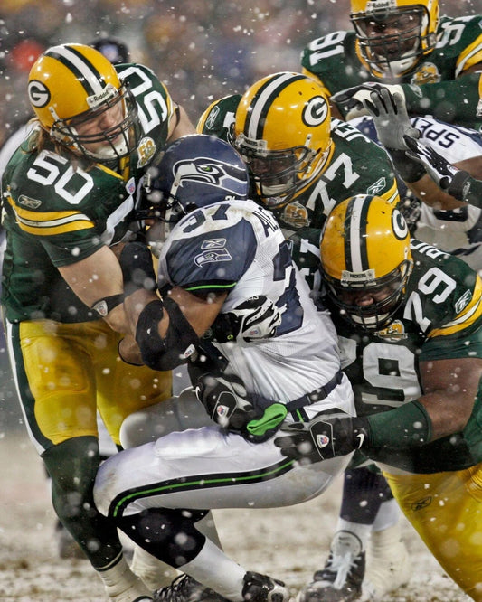Shaun Alexander & A.J. Hawk Magnet Seattle Seahawks Football Picture Packers