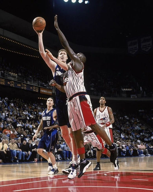Shawn Bradley Photo Picture Dallas Mavericks Basketball Nba Game Action