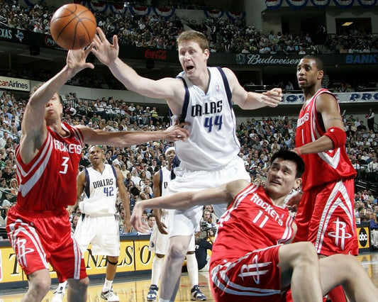 Shawn Bradley & Yao Ming Magnet Picture Dallas Mavericks Basketball Rockets