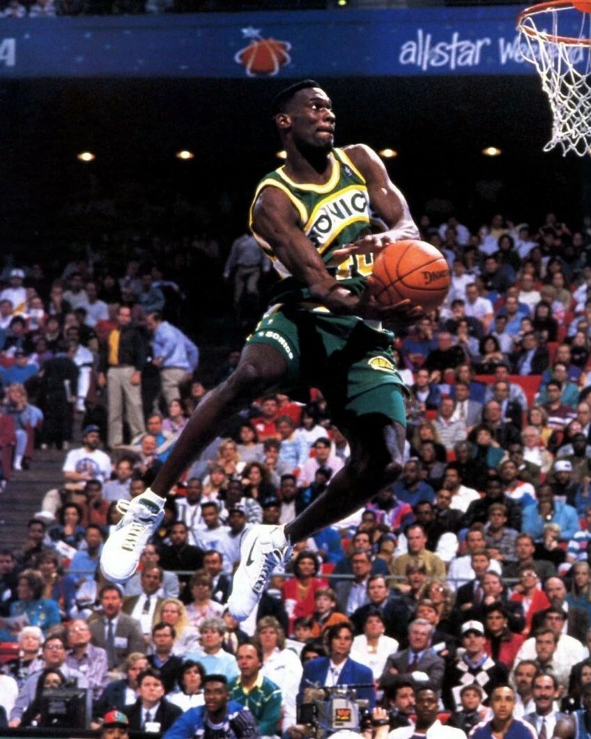 Shawn Kemp Keychain Seattle Supersonics Sonics Basketball Nba