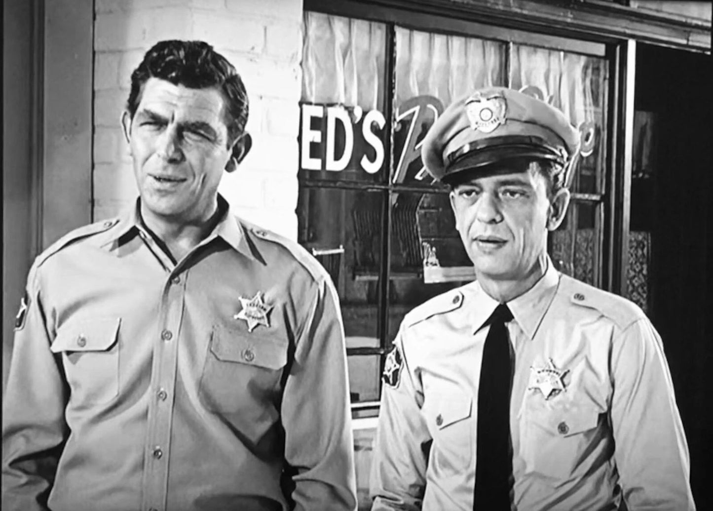 Sheriff Taylor & Barney Fife In Andy Griffith Show Picture Photo Print