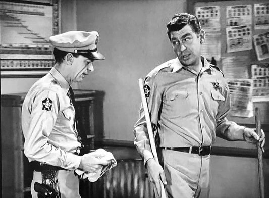 Sheriff Taylor Deputy Barney Fife The Andy Griffith Show Keychain Print