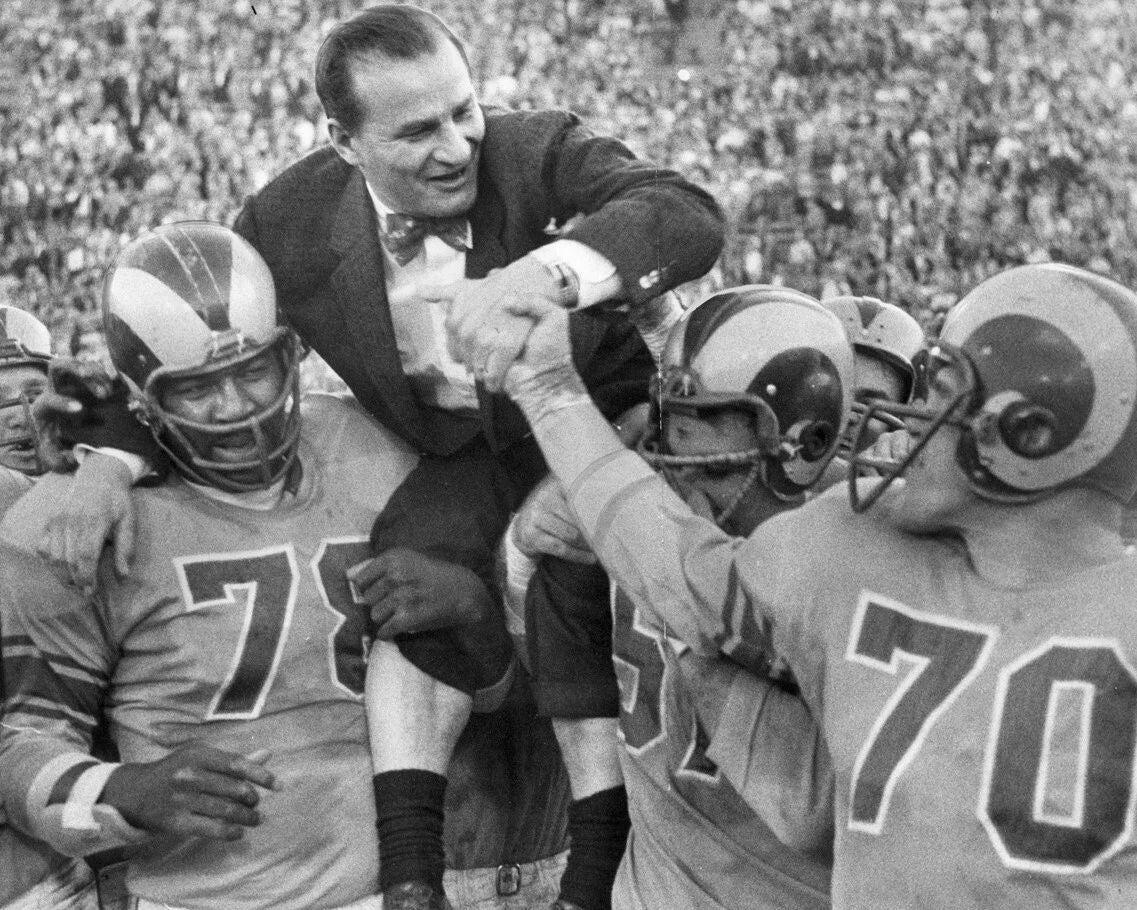 Sid Gillman Photo Los Angeles Rams La Picture