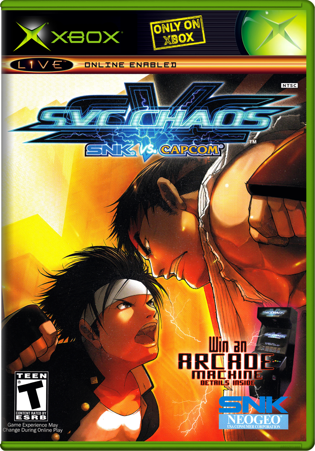 Snk Vs. Capcom Svc Chaos Xbox Print Poster