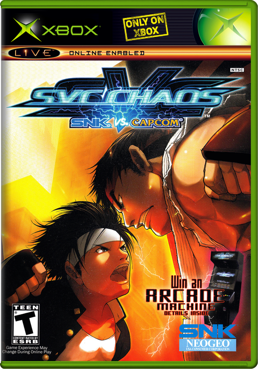 Snk Vs. Capcom Svc Chaos Xbox Print Poster