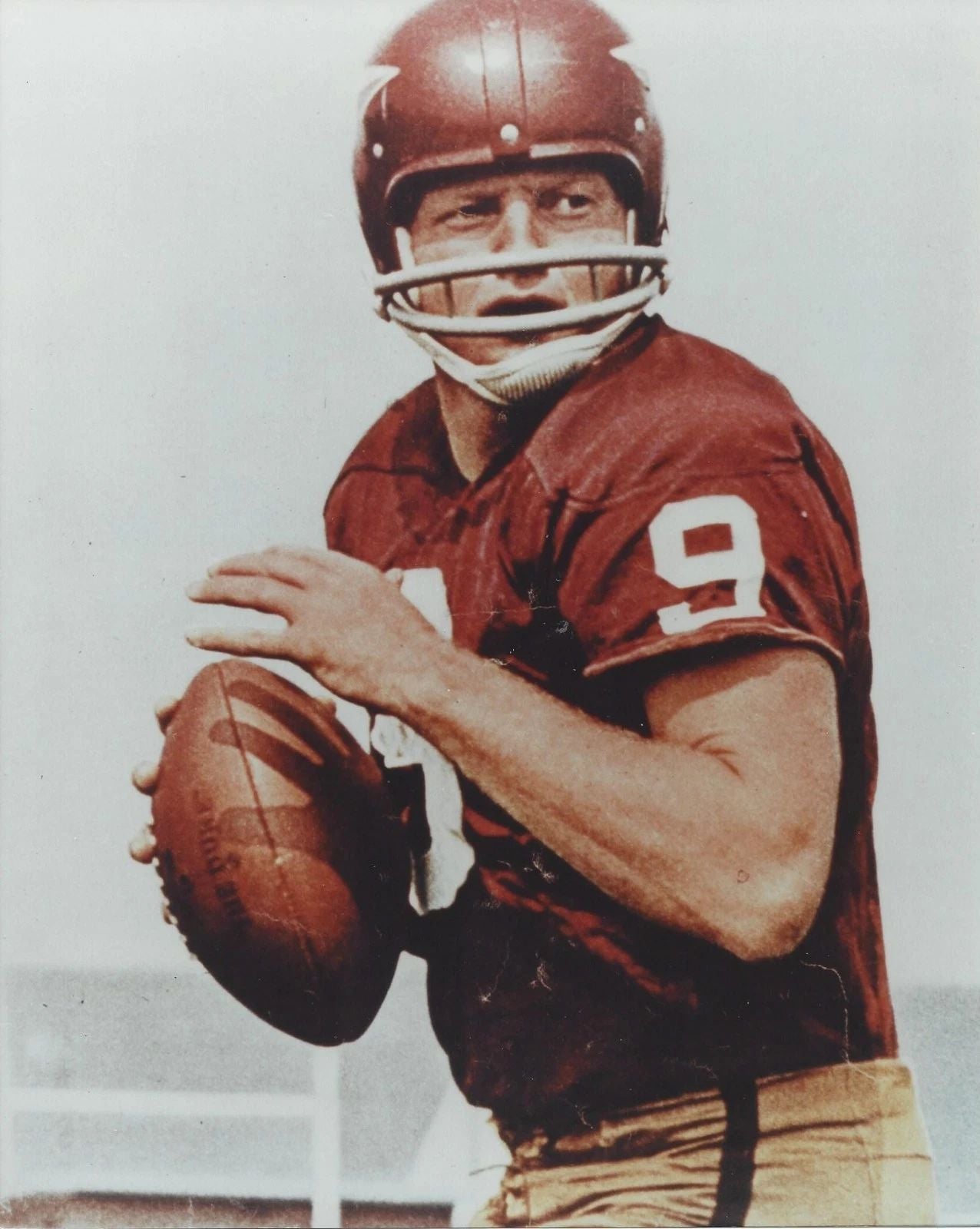 Sonny Jurgensen Photo Washington Redskins Nfl Football Picture Close Up