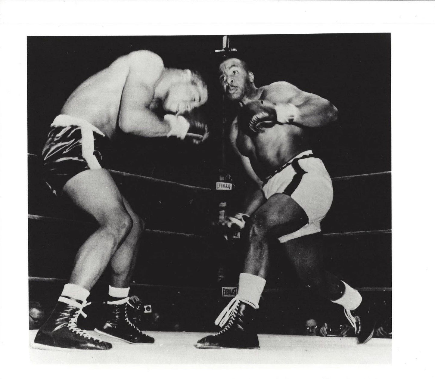 Sonny Liston Ko'S Floyd Patterson Photo Boxing Picture Wide Border
