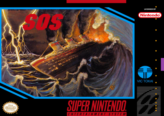 Sos (Usa) Snes Print Poster