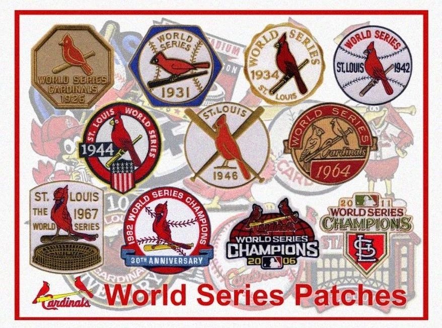 St. Louis Cardinals Ws Patches Photo Baseball Mlb 300 Piece Jigsaw Puzzle
