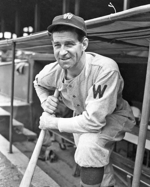 Stanley Bucky Harris Glossy Keychain Washington Senators Baseball Print