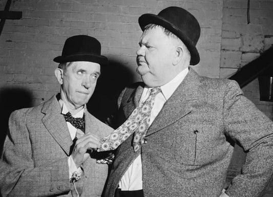 Stan Laurel & Oliver Hardy Legendary Comedians Picture Photo Print