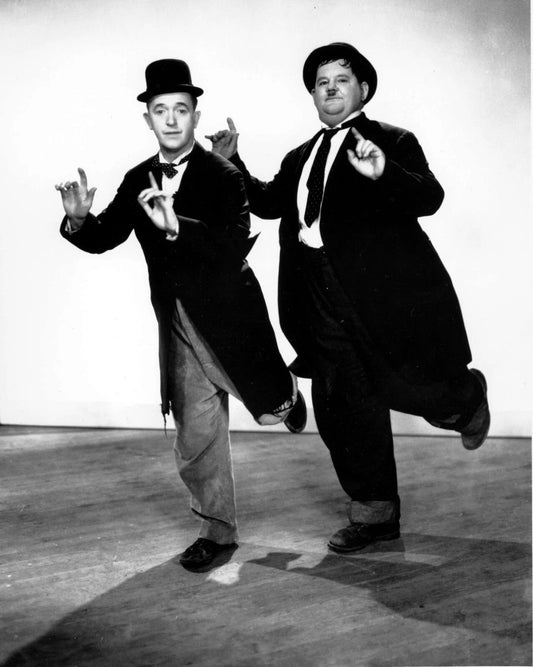 Stan Laurel & Oliver Hardy Legendary Comedy Duo Picture Magnet Print