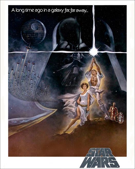 Star Wars Glossy Keychain Princess Leia, Han Solo And Luke Skywalker Print