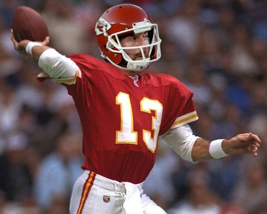 Steve Bono Photo Kansas City Chiefs Kc Picture Nfl Football Close Up