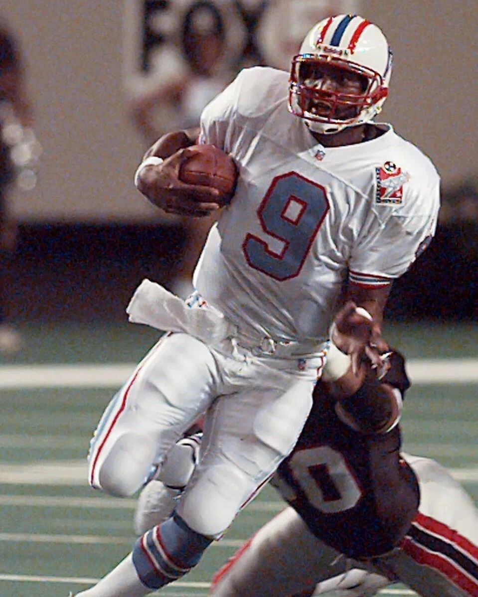 Steve Mcnair Photo Houston Oilers Tennessee Football Picture Nfl Vs Browns