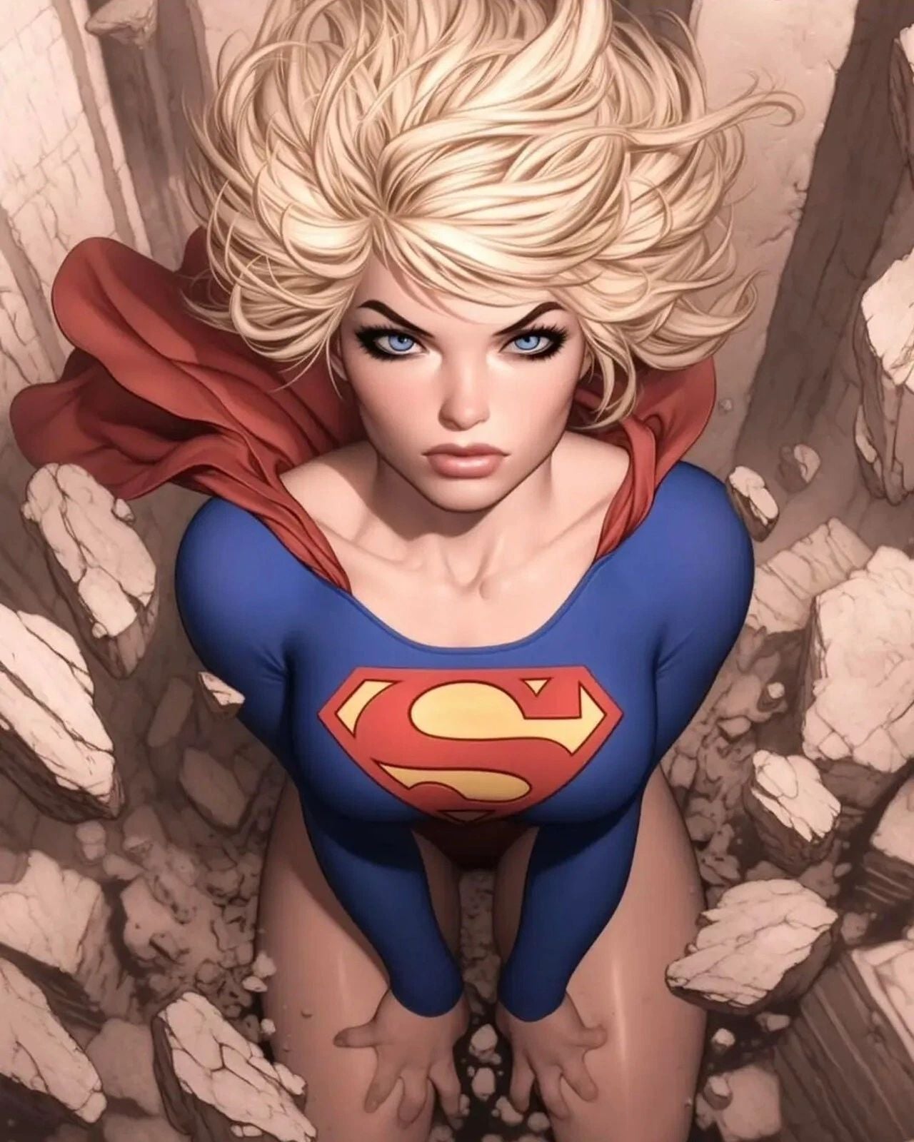 Supergirl Comic Cover Keychain 24X30