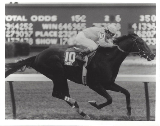 Swale Keychain Horse Racing Picture Jockey