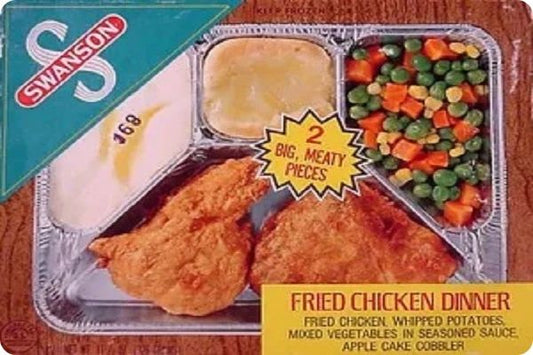 Swanson Fried Chicken Tv Dinner Classic Microwaved Retro