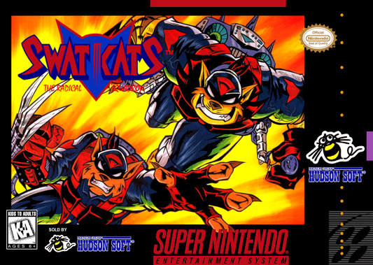 Swat Kats The Radical Squadron (Usa) Snes Print Poster
