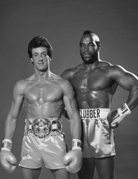 Sylvester Stallone Mr. T Rocky Iii Balboa Vs Lang Boxing Magnet Print