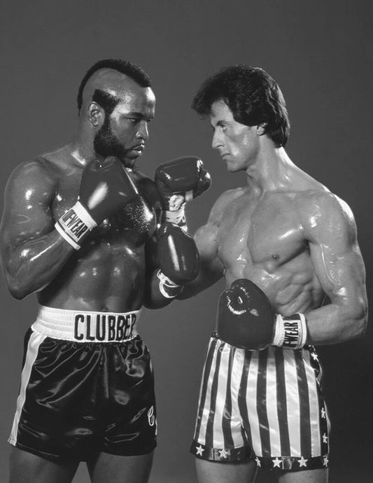 Sylvester Stallone Mr. T Rocky Iii Balboa Vs Lang Boxing Picture Magnet