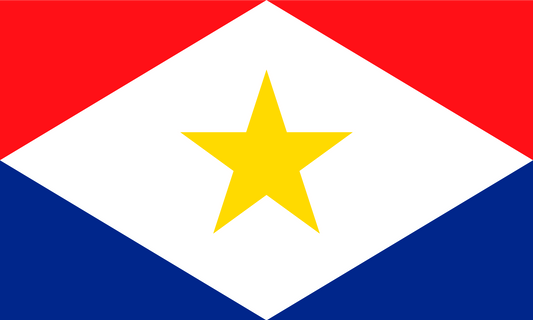 Saba (See Commercial Use File) Flag Print Poster