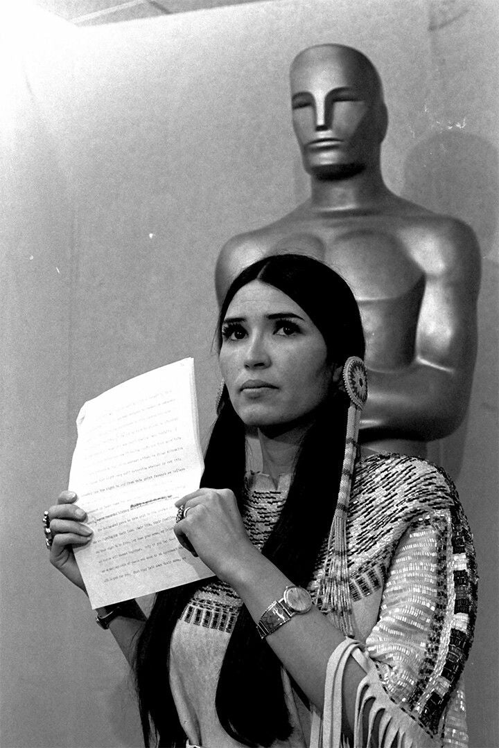Sacheen Littlefeather Refuses Marlon Brandos Academy Award Jigsaw Puzzle