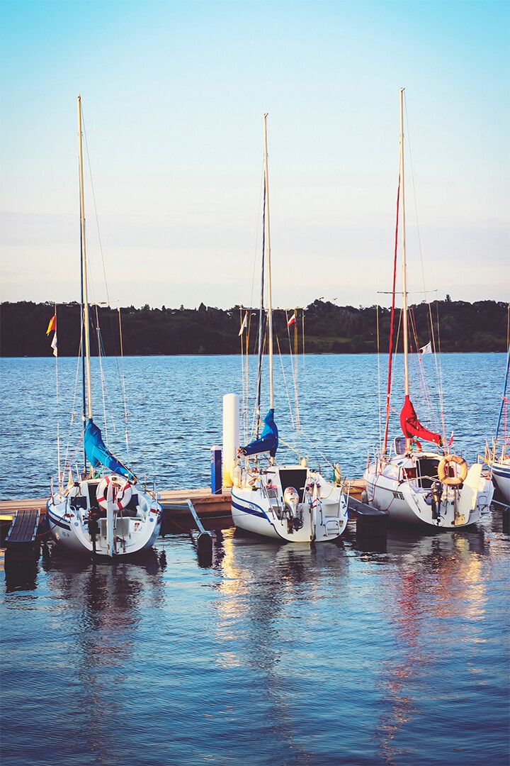 Sailboats Near Pier At Club Med Print Jigsaw Puzzle