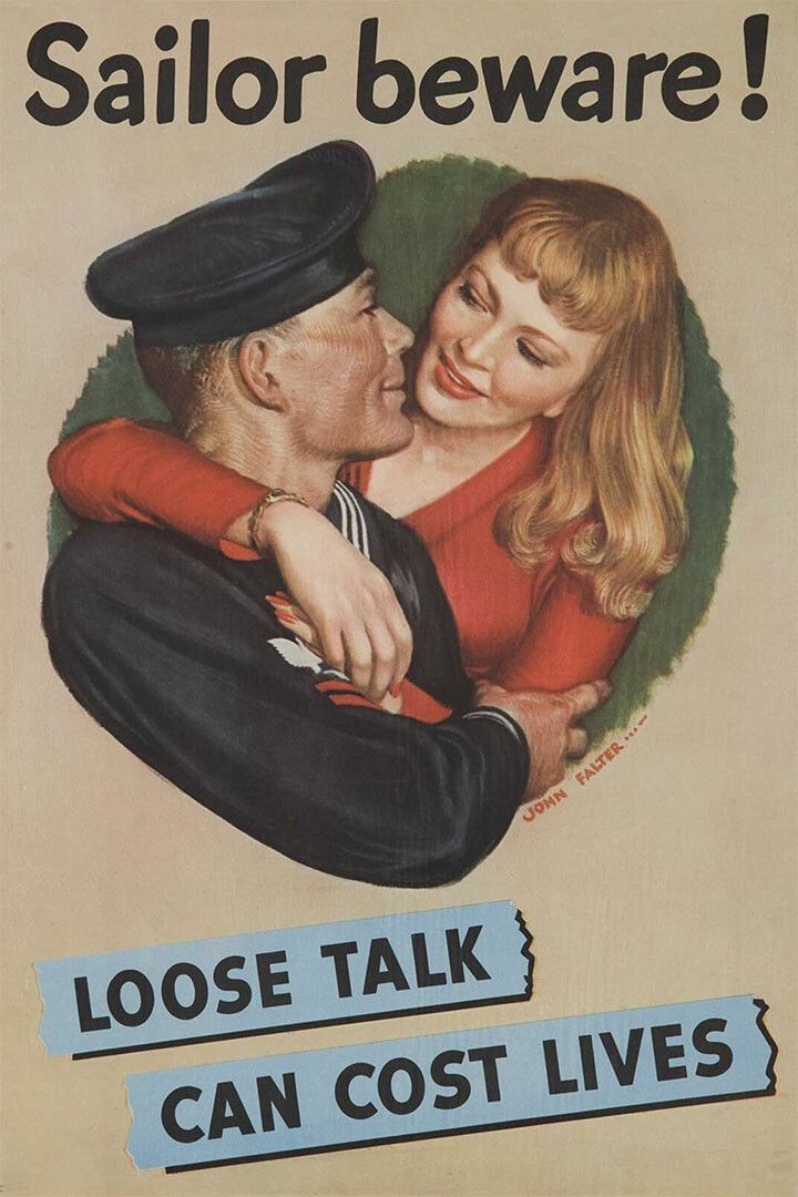 Sailor Beware Loose Talk Can Cost Lives World War 2 Jigsaw Puzzle