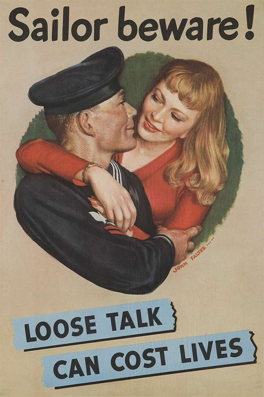 Sailor Beware Loose Talk Can Cost Lives World War 2 Jigsaw Puzzle