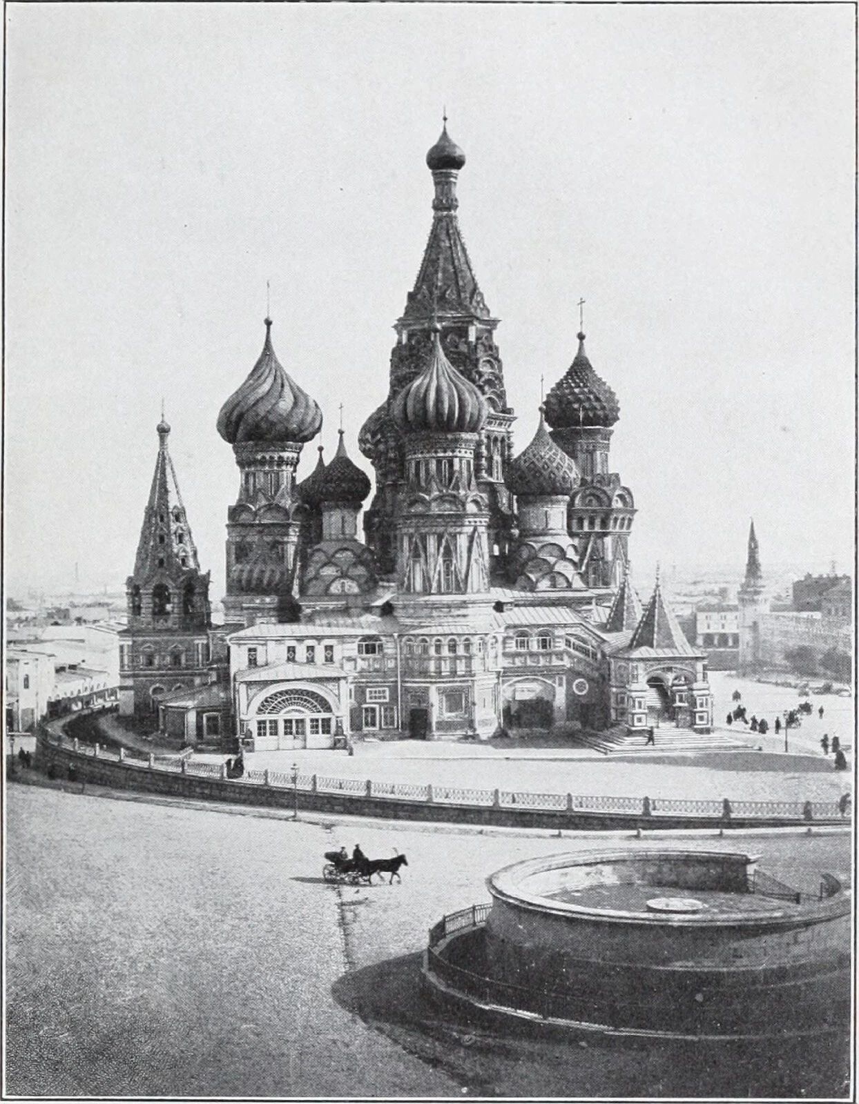 Saint Basil'S Cathedral In 1910 Moscow Russia Poster Picture Photo Print