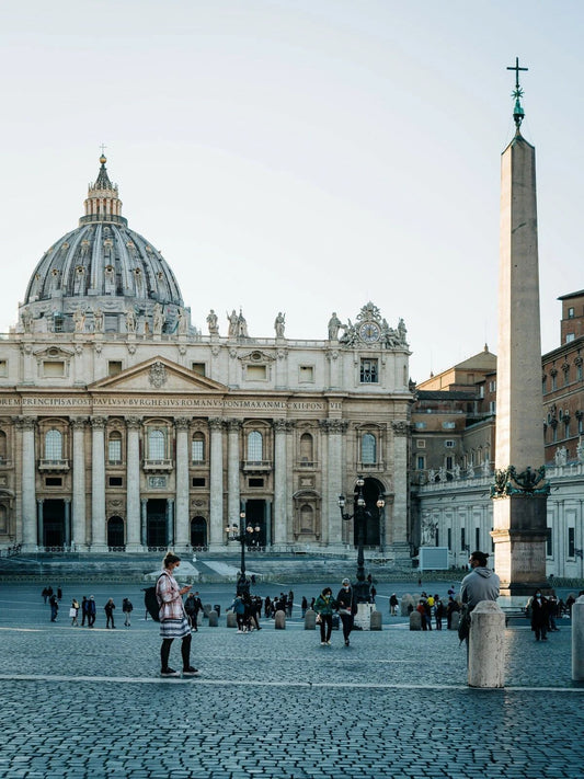 Saint Peter'S Square Keychain Picture Keychain Print Rome Italy Europe Tourists