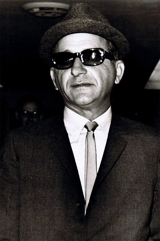 Sam Giancana Testifying Jigsaw Puzzle Painting Print Jigsaw Puzzle