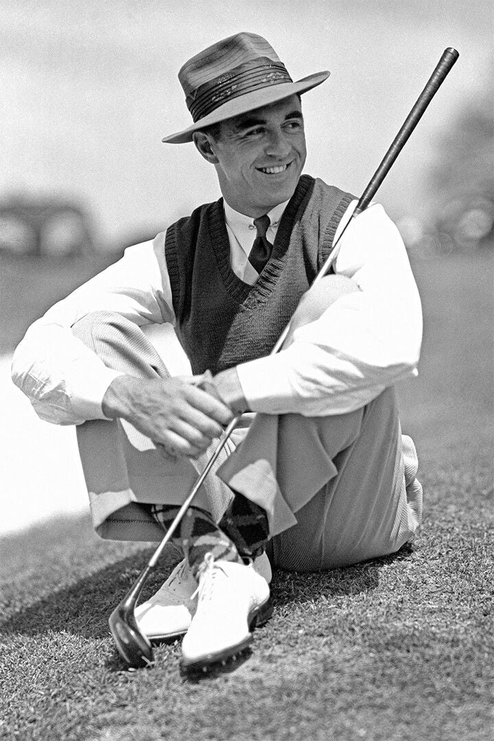 Sam Snead Practicing His Golf Swing Jigsaw Puzzle