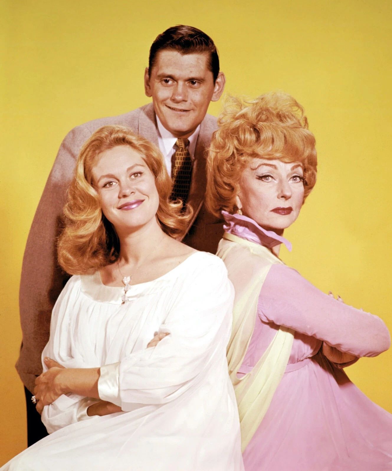 Samantha Endora & Darrin Stevens From Bewitched Picture Keychain Print