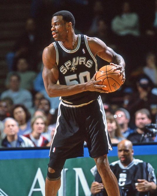 San Antonio Spurs David Robinson Glossy Magnet Basketball Print Hof 2009