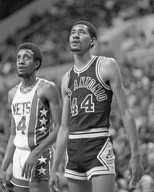 San Antonio Spurs George Gervin Glossy Keychain Basketball Keychain