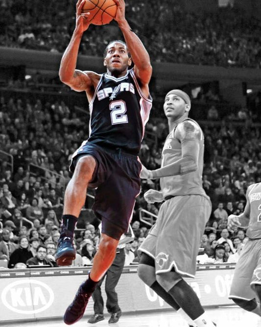 San Antonio Spurs Kawhi Leonard Glossy Photo Nba Spotlight Poster Print
