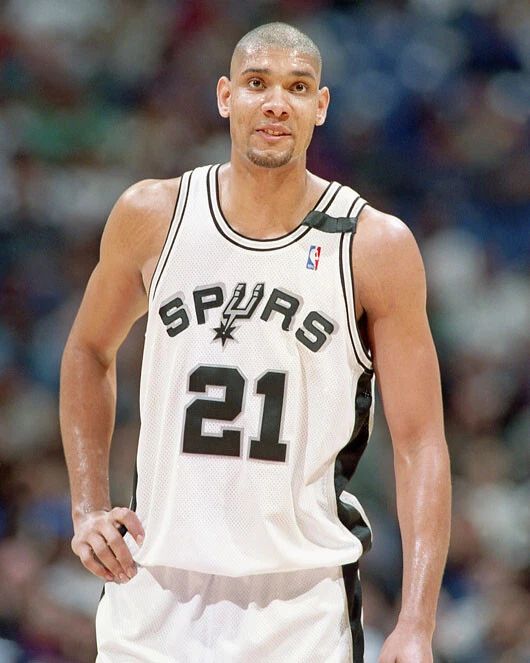San Antonio Spurs Tim Duncan Glossy Keychain Nba Keychain