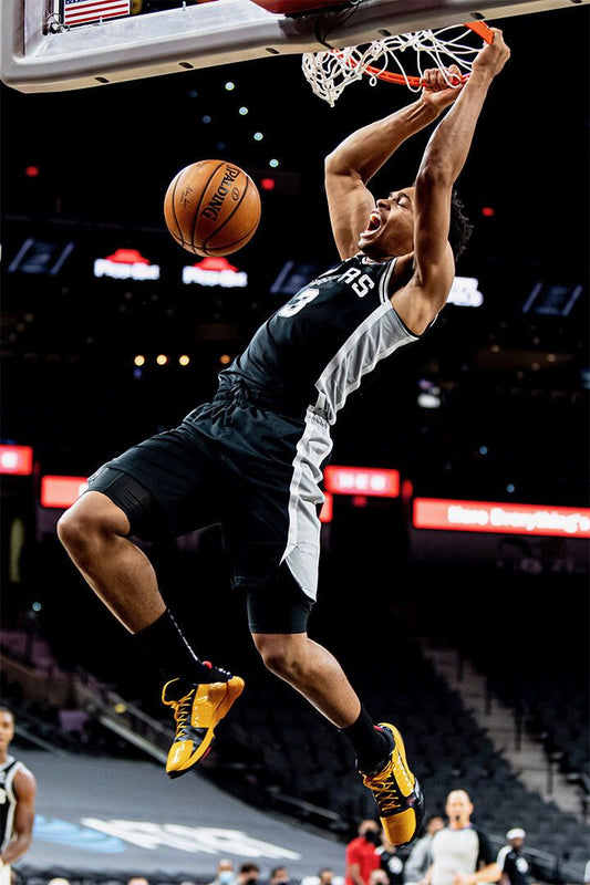 San Antonio Spurs Team Keldon Johnson Basketball Player Jigsaw Puzzle