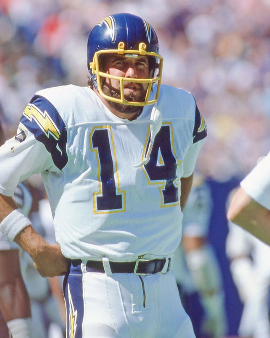 San Diego Chargers Dan Fouts Glossy Photo Football Print Poster Hof 93 2