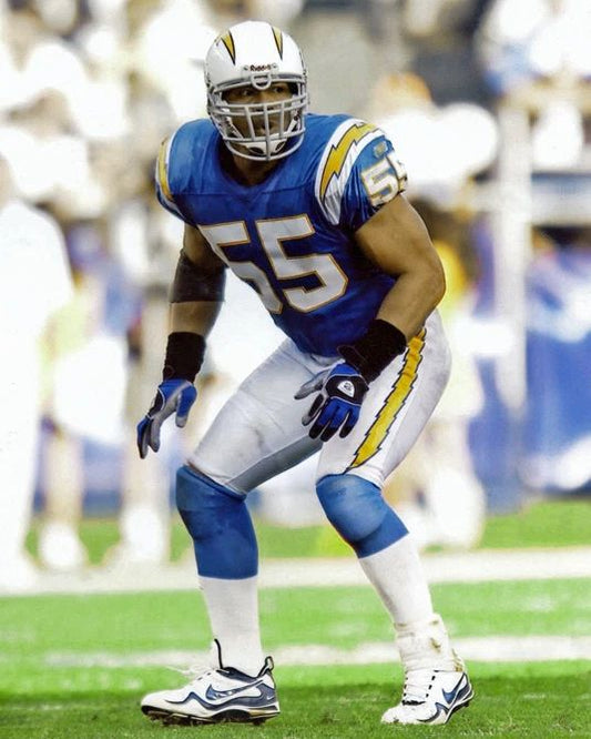 San Diego Chargers Junior Seau Glossy Photo Print Football Poster Hof 2015 2